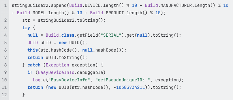 Figure 18: construction of UUID